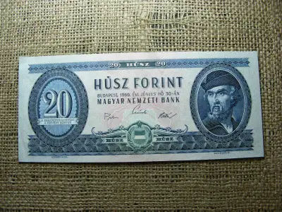 20 forintos bankjegy, 1969, hajtatlan