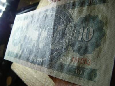 10 forintos bankjegy, 1962