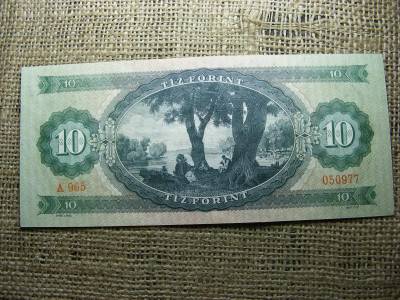 10 forintos bankjegy, 1969
