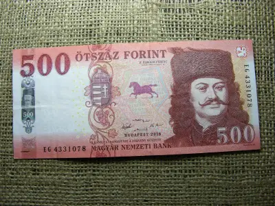 500 forintos bankjegy, 2018, EG