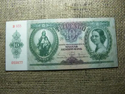 10 pengő, 1936, hajtatlan