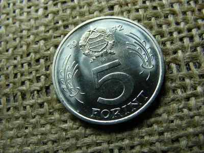 5 forintos érme, 1972, részleges színhiány