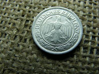 Birodalmi 50 pfennig, 1937, A