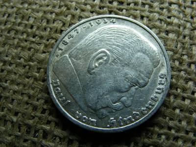 Birodalmi 5 márka, 1936 A, ezüst