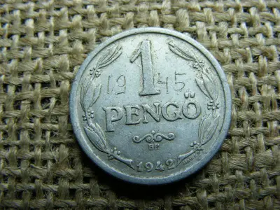 1 pengő, 1942, Szakáts József korabeli vésettel