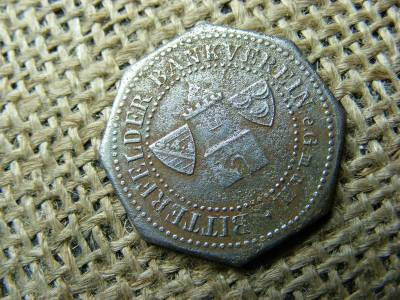 Német szükségpénz, Bitterfeld kerület, 50 Pfennig, 1917
