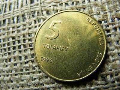 5 Tolarjev, 1996, Szlovénia