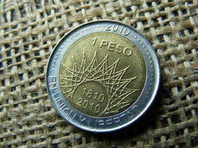 Argentína 1 peso, 2010