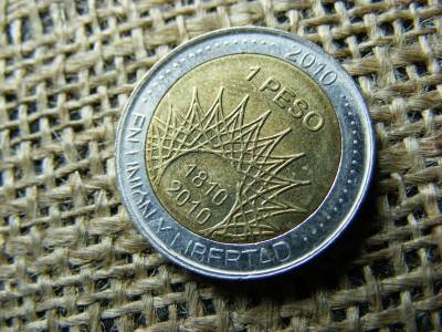 Argentína 1 peso, 2010