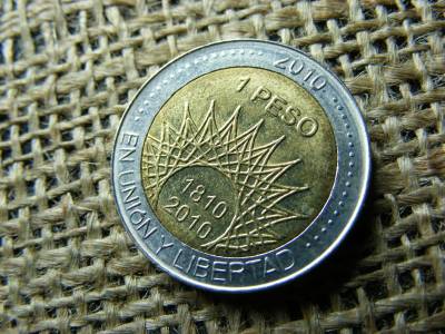 Argentína 1 peso, 2010