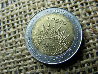 Argentína 1 peso, 2010