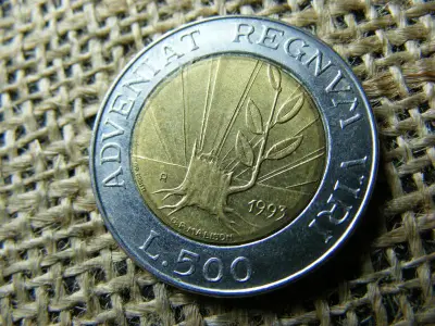 San Marino 500 lira, 1993, lire