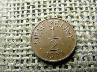 1/2 Penny, 1971, Új Penny
