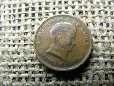 Chile 20 centavos érme, 1943