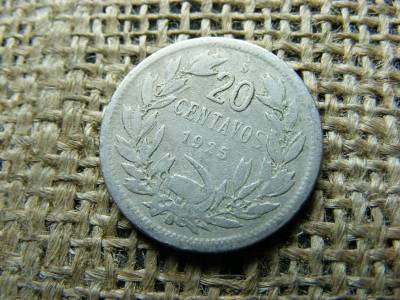Chile 20 centavos érme, 1925