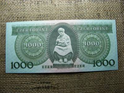 1000 forintos bankjegy, 1993 D, nagyon szép