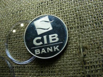 CIB Bank Emlékérem, 1991, Ezüstözött