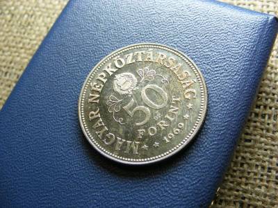 Ezüst 50 és 100 forint, 1969, eredeti dobozban
