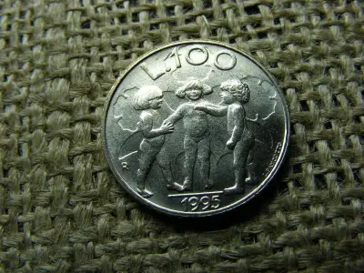 San Marino 100 Lire, 1995
