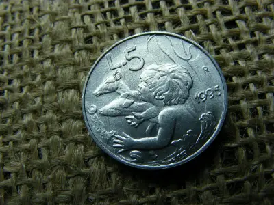 San Marino 5 Lire, 1995, Lira