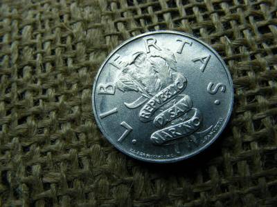 San Marino 5 Lire, 1995, Lira