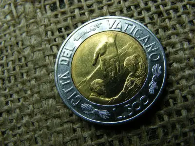 Vatikán 500 lire, 1999, lira