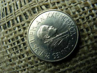 Vatikán 100 lire, 1999, lira