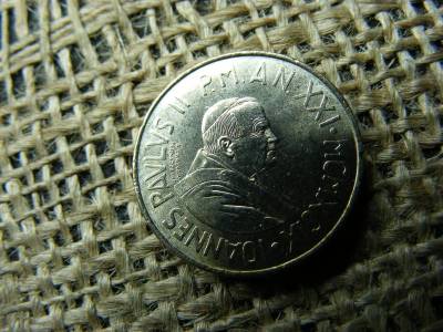Vatikán 50 lire, 1999