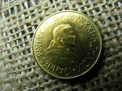 Vatikán 20 lire, 1999, lira