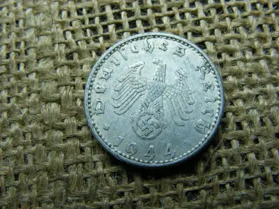 50 Pfennig érme, 1944, D jelzés