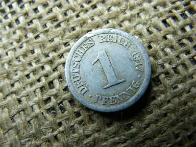 1 Pfennig érme, 1917, E jelzéssel