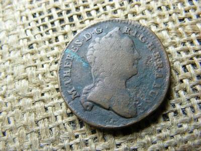 1 krajcár 1761 G, Mária Terézia, ritka