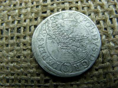 Ezüst 3 krajcár, 1696, Lipót