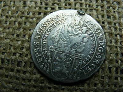 Salzburg, 1/6 tallér, 1627, ezüst, ritkább