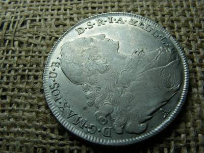 Bajor Ezüst Tallér, 1765, Nagyon Szép Állapot