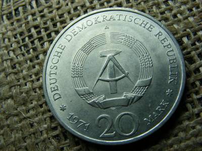 20 márka, 1971, Németország