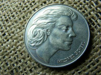 Deutsche Krebshilfe Token, 1979, Mildred Scheel