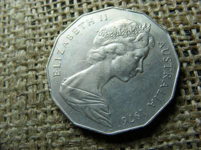 Ausztrália 50 centes érme, 1976