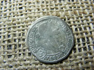 Lipót ezüst 3 krajcár, 1699, Graz