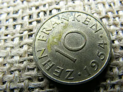 10 frank 1954, franken