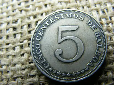 Panama 5 centesimos, 1962