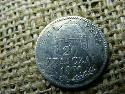 Ezüst 20 krajcár, 1870, GyF