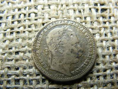 Ezüst 20 krajcár, 1869, GyF, hamis, öntött