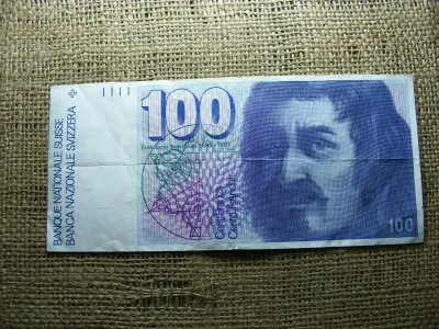 Svájci 100 frankos bankjegy, 1991