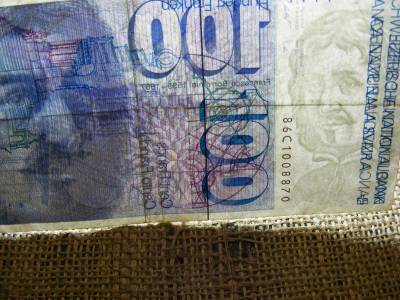 Svájci 100 frankos bankjegy, 1991