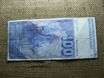Svájci 100 frankos bankjegy, 1991
