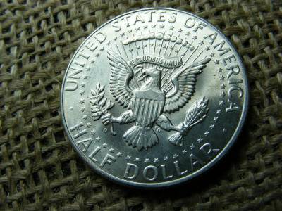 USA 1/2 Dollár, 1964, Verdefényes