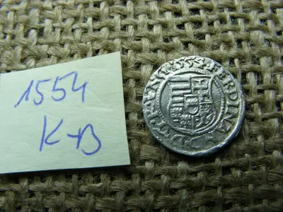 I. Ferdinánd denár, 1554, KB