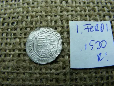 I. Ferdinand denár, 1530, iB-K, ritka