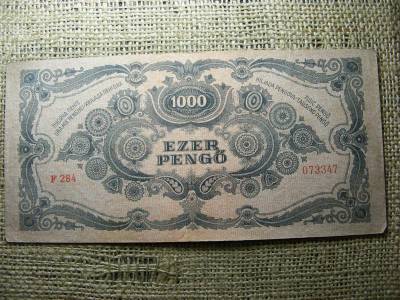 1000 pengő, 1945, bélyegzés nélküli